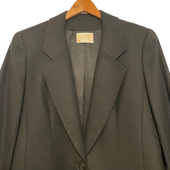 Vintage Pendleton Wool Blazer Suit Jacket Made in USA Size M - Picture 3 of 7